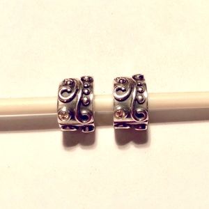 Pandora Tendril Clip Charm Champagne (Retired)